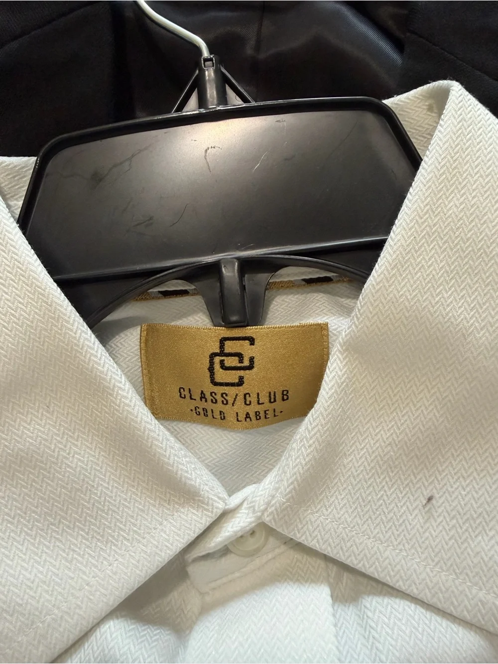 Class Club Gold Label black blazer and white button down shirt size 14 boys